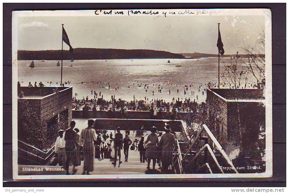 Berlin Wannsee Treppe Zum Strand - Wannsee