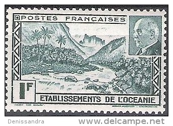 Oceanie 1941 Yvert 138 Neuf ** Cote (2015) 1.60 Euro Vallée De Fataoua - Neufs