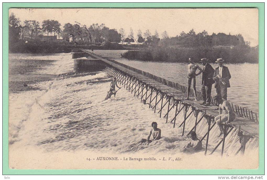 AUXONNE - Le Barrage Mobile - Auxonne