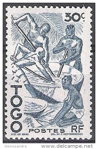 Togo 1947 Michel 196 Neuf ** Cote (2002) 0.50 Euro Préparation De L'huile De Palme - Unused Stamps
