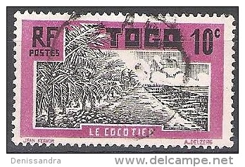 Togo 1924 Michel 69 O Cote (2001) 0.30 Euro Le Cocotier Cachet Rond - Usati