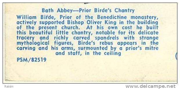 Angleterre Bath Abbey CPSM Circulé 1978 état Moyen - Bath