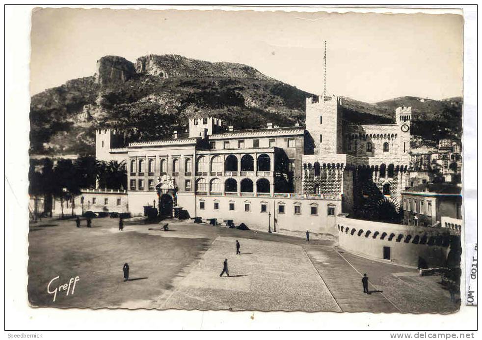 15584  Monaco . Palais Du Prince Tete Chien . 395 Greff - Autres & Non Classés