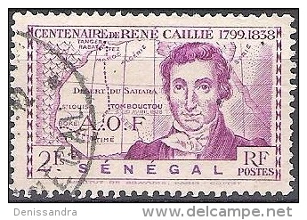 Senegal 1939 Michel 182 O Cote (2001) 1.30 Euro René Caillié Cachet Rond - Oblitérés