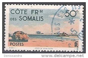 Somalis 1947 Michel 288 O Cote (2005) 0.40 Euro Poste De Khor-Anghar Cachet Rond - Oblitérés
