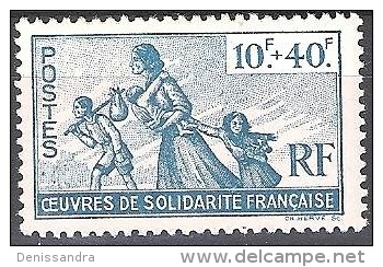 Colonies Françaises 1943 Michel 7 Neuf ** Cote (2008) 6.50 € Oeuvres De Solidarité Française - 1944 Maréchal Pétain, Surchargés – Œuvres Coloniales