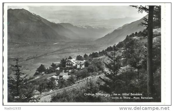 VS MARTIGNY  HOTEL BELVEDERE - Martigny