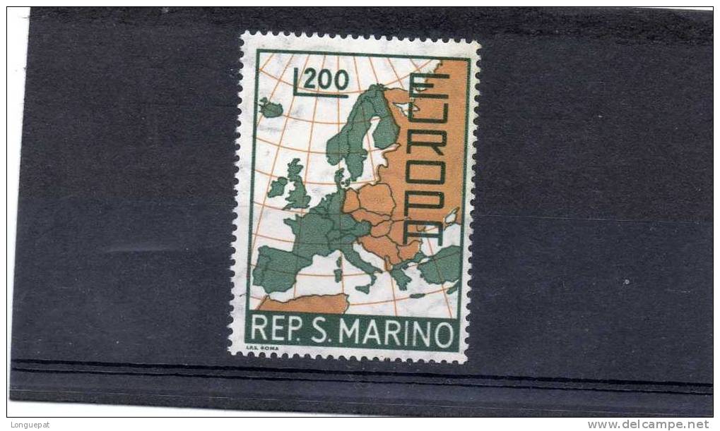 SAINT-MARIN : Europa Filigrame C - Carte Avec Pays Europa - - 1967