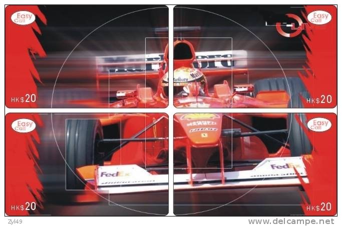 S04011 China Ferrari Puzzle 4pcs - Sport