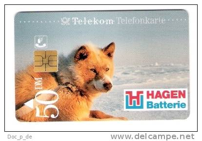 Deutschland - S 18/94 - Hagen Batterie - Husky - Dog - Hund - Animal - S-Series: Schalterserie Mit Fremdfirmenreklame