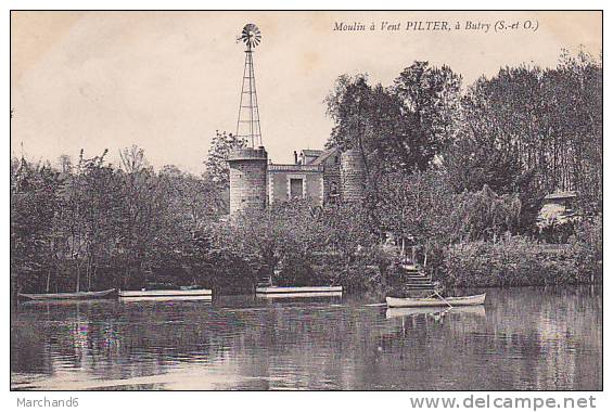 VAL D OISE.BUTRY.MOULIN A VENT PILTER - Butry