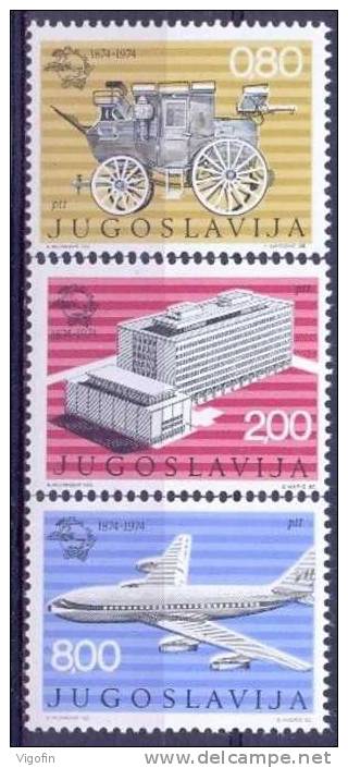 YU 1974-1546-8 100A°UPU, YUGOSLAVIA. 1v, MNH - Neufs