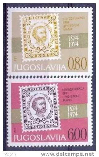 YU 1974-1549-50 100A°MONTENEGRO STAMPS, YUGOSLAVIA. 1v, MNH - Unused Stamps