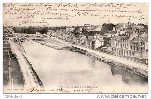 Mayenne - Panorama De St Martin - Carte Précurseur : Achat Immédiat - Mayenne