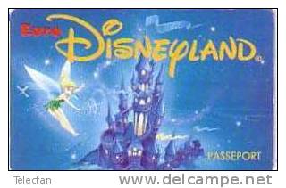 FRANCE EURODISNEY FEE CLOCHETTE ANCIEN PASSEPORT  RARE - Disney-Pässe