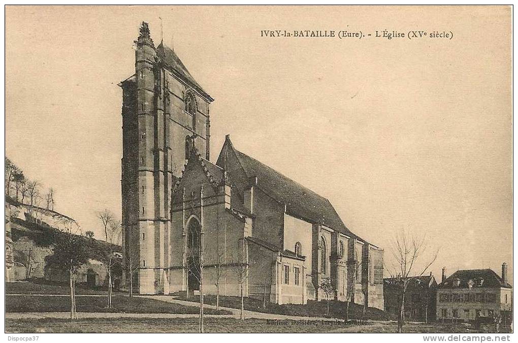 CPA- 27 - EURE- IVRY LA BATAILLE-  L´église - TTBE - Ivry-la-Bataille