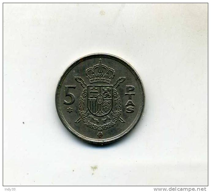 - MONNAIE ESPAGNE 1949... 5 PESETAS 1975 - 5 Pesetas