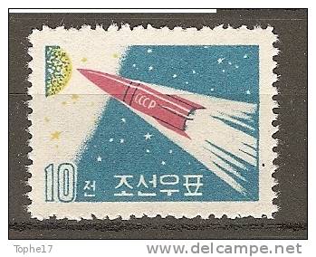 T - Corée Nord - 1961 - Y&T 277 Vénusik Et Soleil MNH Neuf  ** - Asia