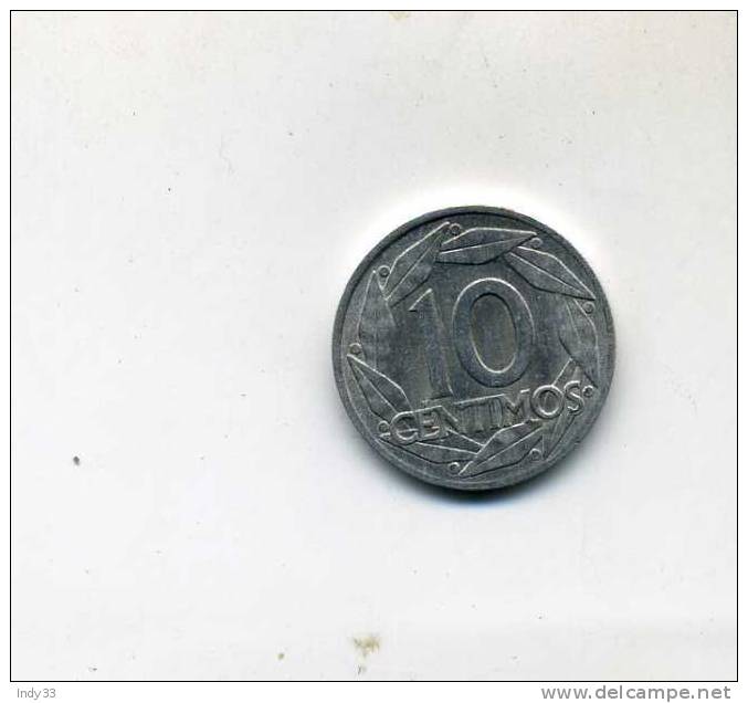 - MONNAIE ESPAGNE 1949... 10 CENTIMOS 1959 - 10 Centimos