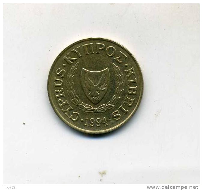 - MONNAIE CHYPRE . 5 CENTS 1994 - Cyprus