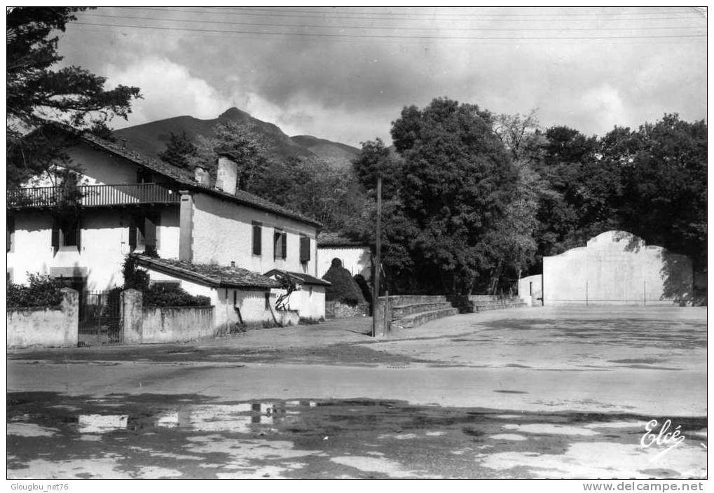 64-ST-ETIENNE-DE-BAIGORRY ...LE FRONTON.....CPSM GRAND FORMAT - Saint Etienne De Baigorry