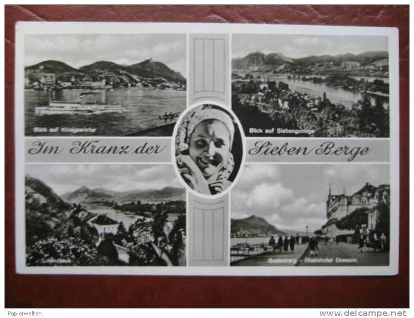 Königswinter - Mehrbildkarte: Im Kranz Der 7 Berge - Koenigswinter