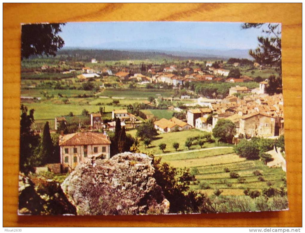 Vue Générale De Aups Dans Le Var  . 1969 - Aups