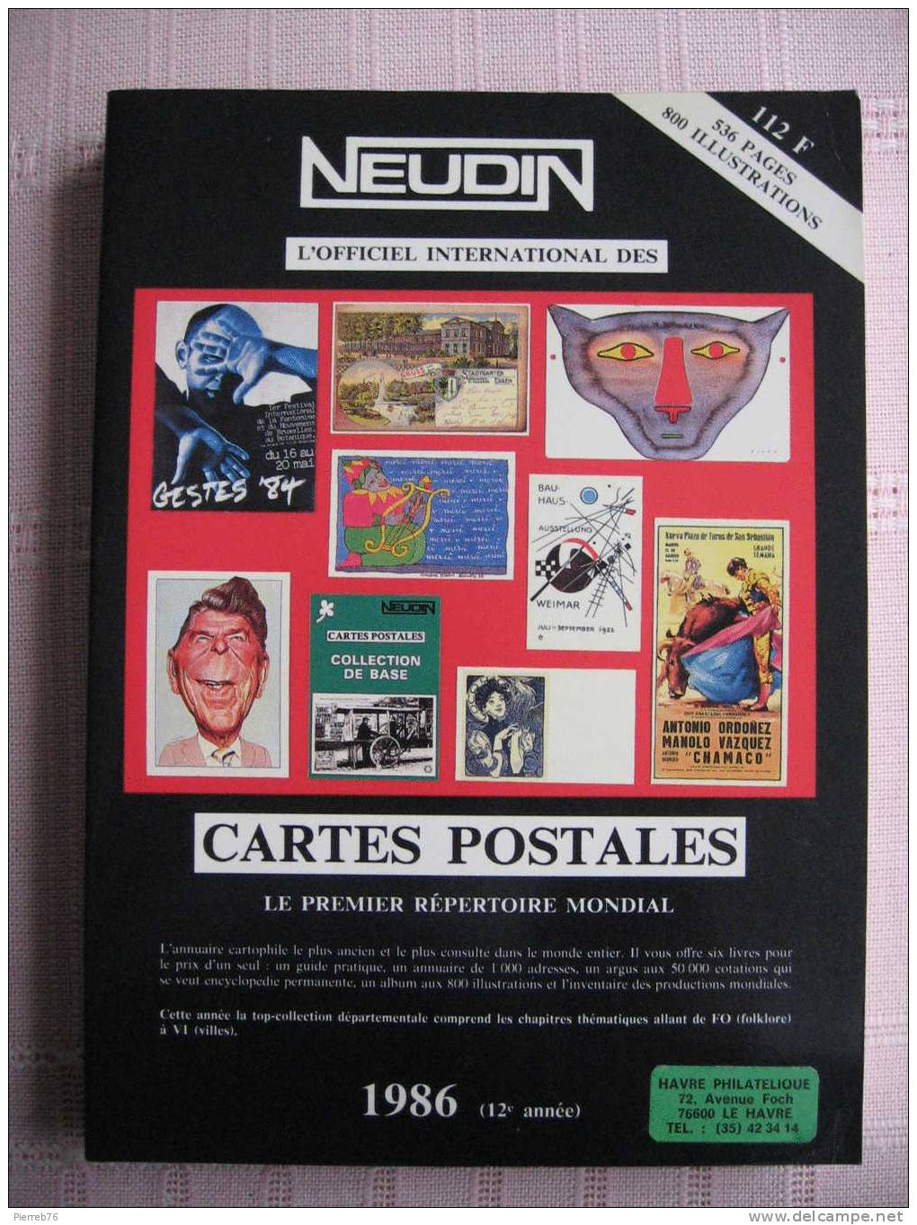 Catalogue NEUDIN    Année 1986    Occasion - Libri & Cataloghi