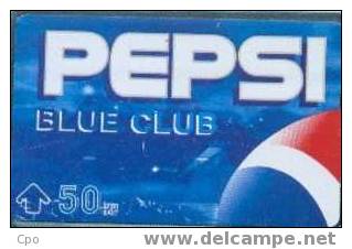 # THAILAND 15/03/39 Pepsi Blue Club 50 Landis&gyr   Tres Bon Etat - Thaïlande