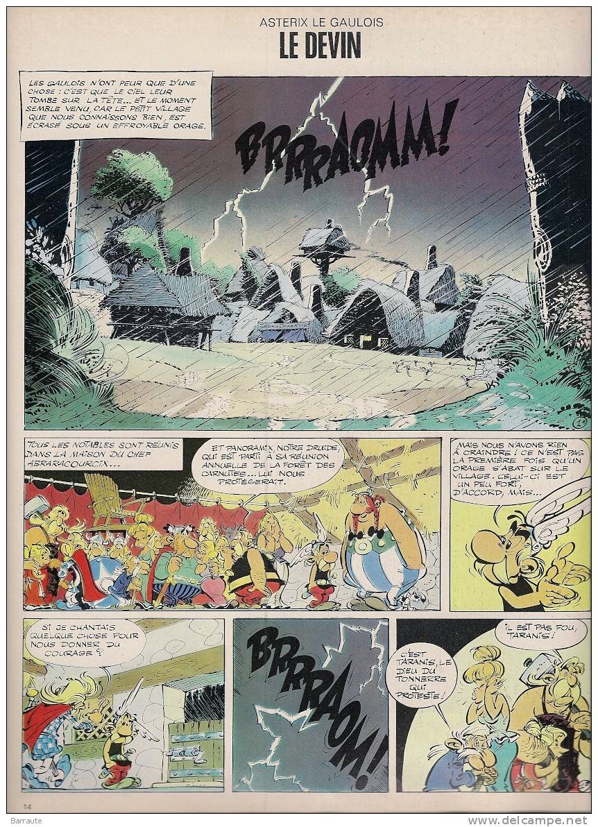 PILOTE N° 652 Du 4 /05/1972  Couverture Signée UDERZO & GOSCINNY. " LE DEVIN´ - Pilote