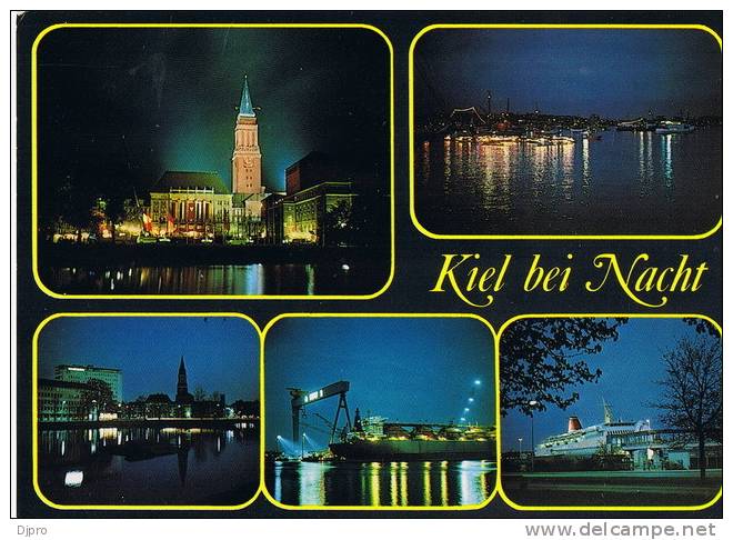 Kiel Landeshauptstadt   Bei Nacht  Nr 1208 - Kiel