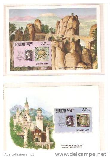 32900) BHUTAN- 150°ann.del Penny Black--LONDON 90-IN 2 BF-MNH** - Bhoutan