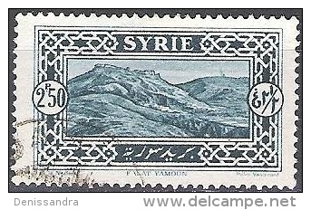 Syrie 1925 Michel 271 O Cote (2007) 1.00 Euro Kalat Yamour Château Rouge Cachet Rond - Oblitérés