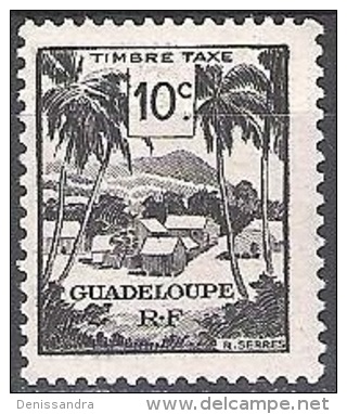 Guadeloupe 1947 Michel Taxe 41 Neuf ** Cote (2004) 0.40 Euro Paysage - Timbres-taxe