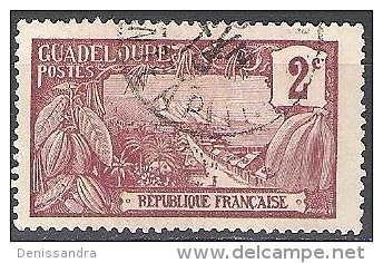 Guadeloupe 1905 Michel 53 O Cote (2004) 0.30 Euro La Vanille Cachet Rond - Usati