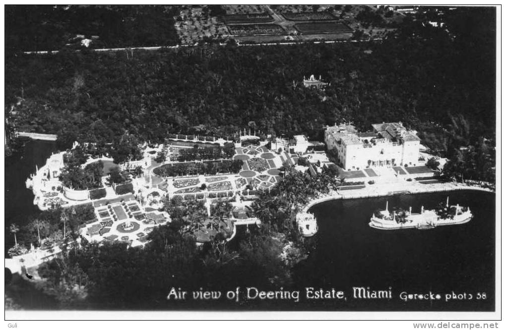 MIAMI Floride Florida Etats- Unis  :  Air View Of Deering Estate ( Jardin Botanique)*PRIX FIXE - Miami