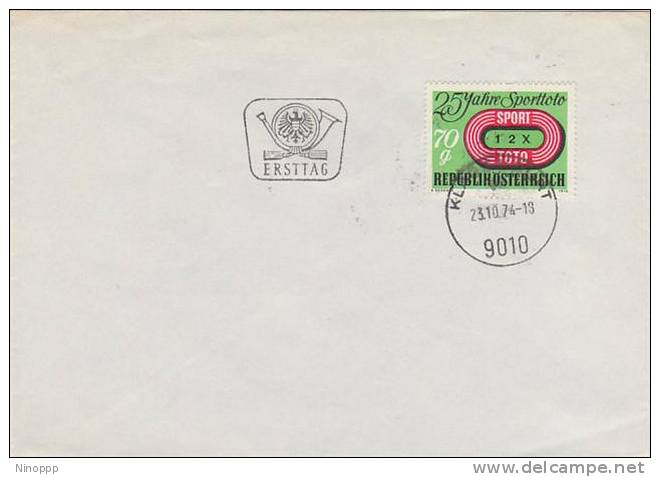 Austria-1974  25th Anniversary Totosport FDC - Other & Unclassified