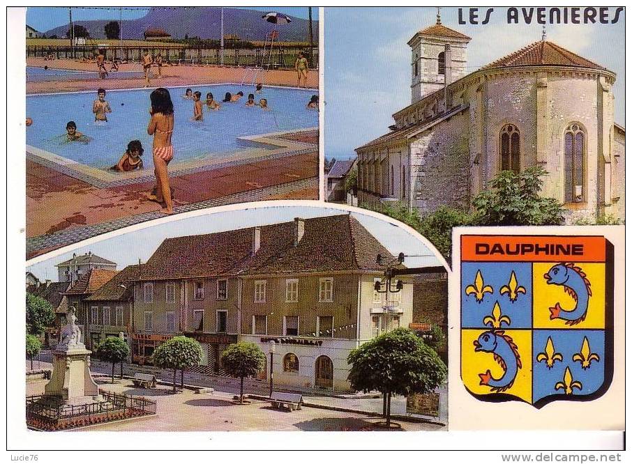 LES AVENIERES  -  3 Vues Et Blason -  N°  I  23681 - Les Avenières