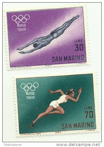 1964 - 660/61 Verso Tokyo ---- - Unused Stamps