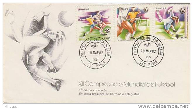 Brazil-1982 Football World Cup FDC - Other & Unclassified