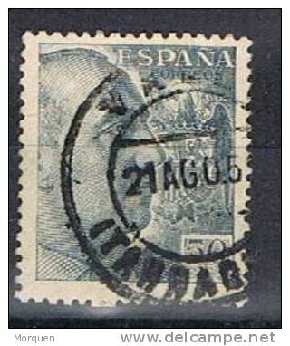 50 Cts Caudillo Fechador Valls (tarragona), Num 1053 º - Used Stamps