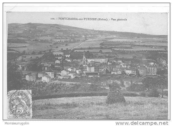 69 )) PONTCHARRA SUR TURDINE - Vue Générale, N° 100 - Pontcharra-sur-Turdine