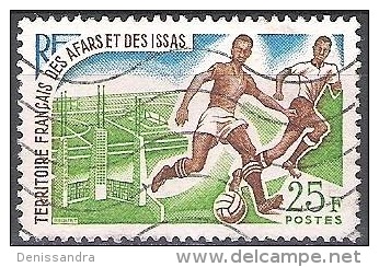 Afars Et Issas 1967 Michel 7 O Cote (2005) 3.20 Euro Football - Used Stamps