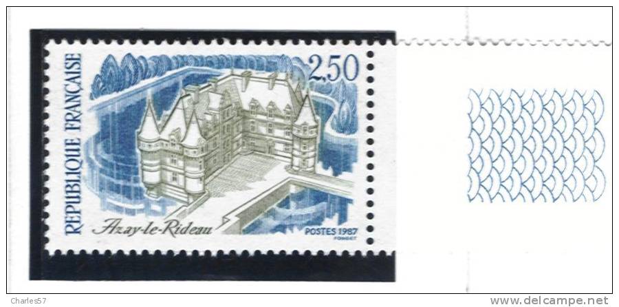 France 2464 Neuf ** "Château D'Azay-Le-Rideau" (cote 1,40€) - Nuovi