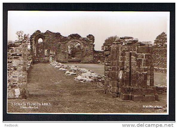 Real Photo Postcard Strata Florida Abbey Cardiganshire Wales - Ref 503 - Cardiganshire