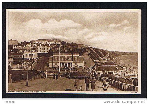 Postcard Bournemouth From The West Cliff Dorset - Ref 504 - Bournemouth (ab 1972)