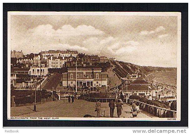 Postcard Bournemouth From The West Cliff Dorset - Ref 504 - Bournemouth (from 1972)