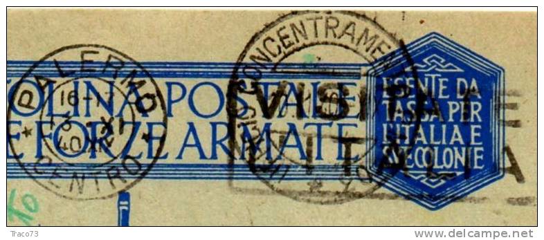 13.11.1940 - Cartolina Postale Per  Le Forze Armate -  110° Autoreparto Leggero - Franchise