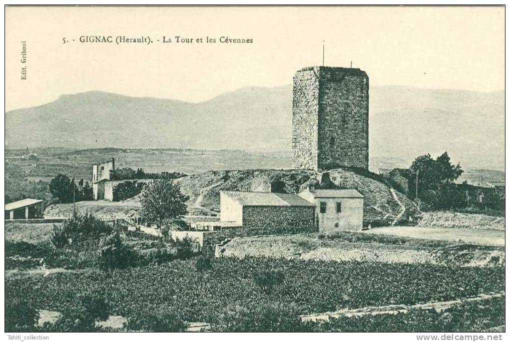 GIGNAC - La Tour Et Les Cévennes - Gignac