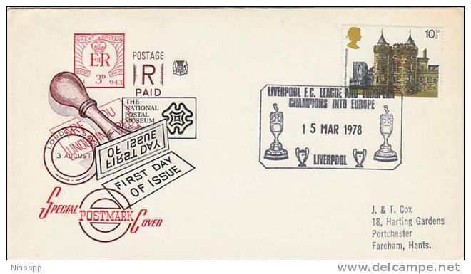 Great Britain-1978 European Football Championship Winner Cover - Other & Unclassified